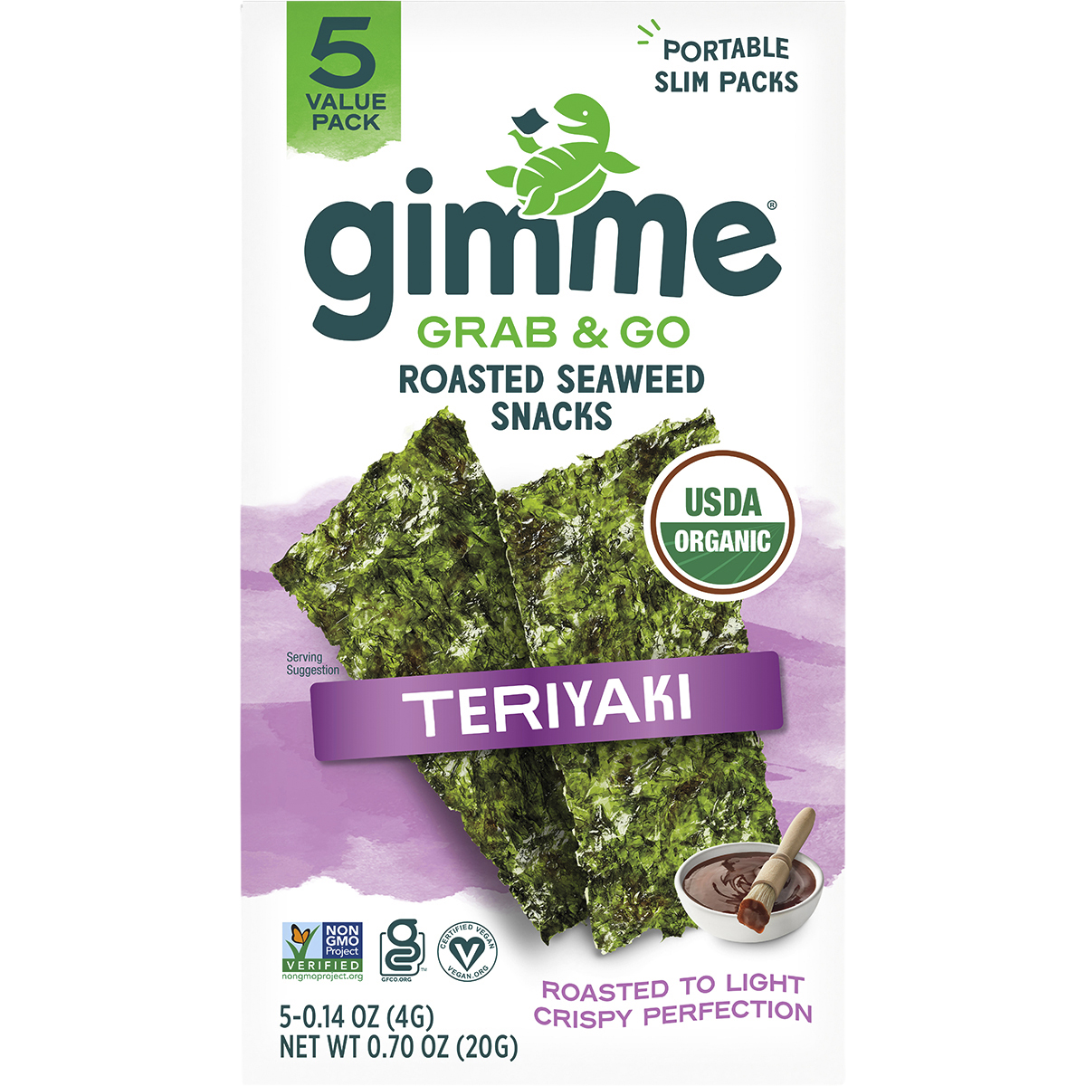 Roasted Seaweed Snacks Grab & Go Teriyaki