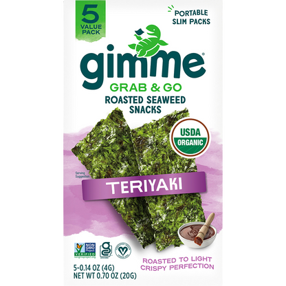 Roasted Seaweed Snacks Grab & Go Teriyaki
