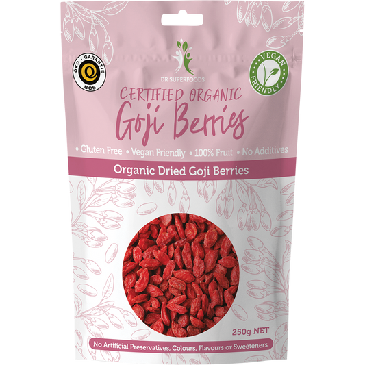 Dried Goji Berries Certified Organic