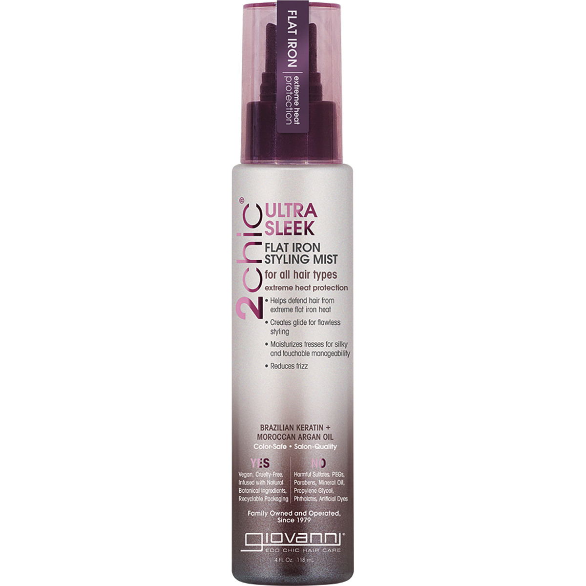 Styling Mist Flat Iron 2chic Ultra Sleek All Hair