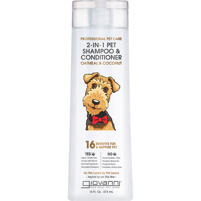 2-in-1 Pet Shampoo & Conditioner Professional Pet Care
