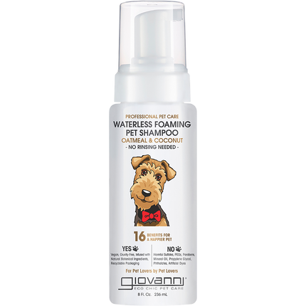 Waterless Foaming Pet Shampoo Professional Pet Care