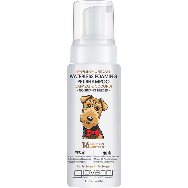 Waterless Foaming Pet Shampoo Professional Pet Care
