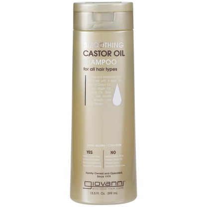 Shampoo Smoothing Castor Oil All Hair