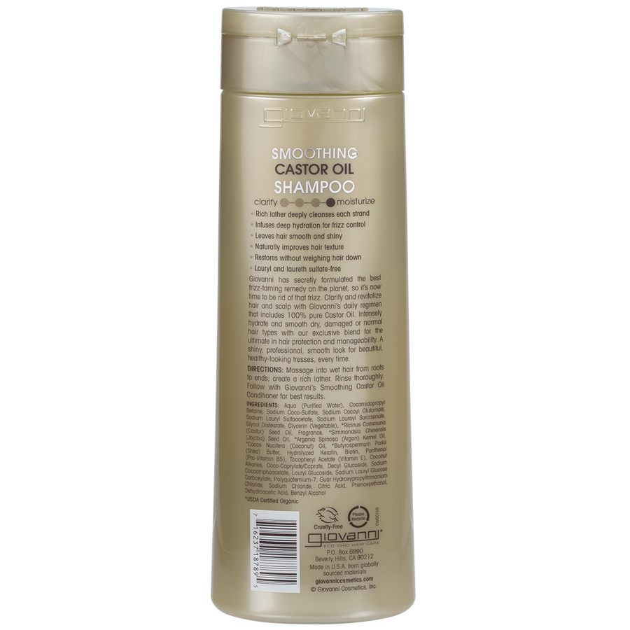 Shampoo Smoothing Castor Oil All Hair