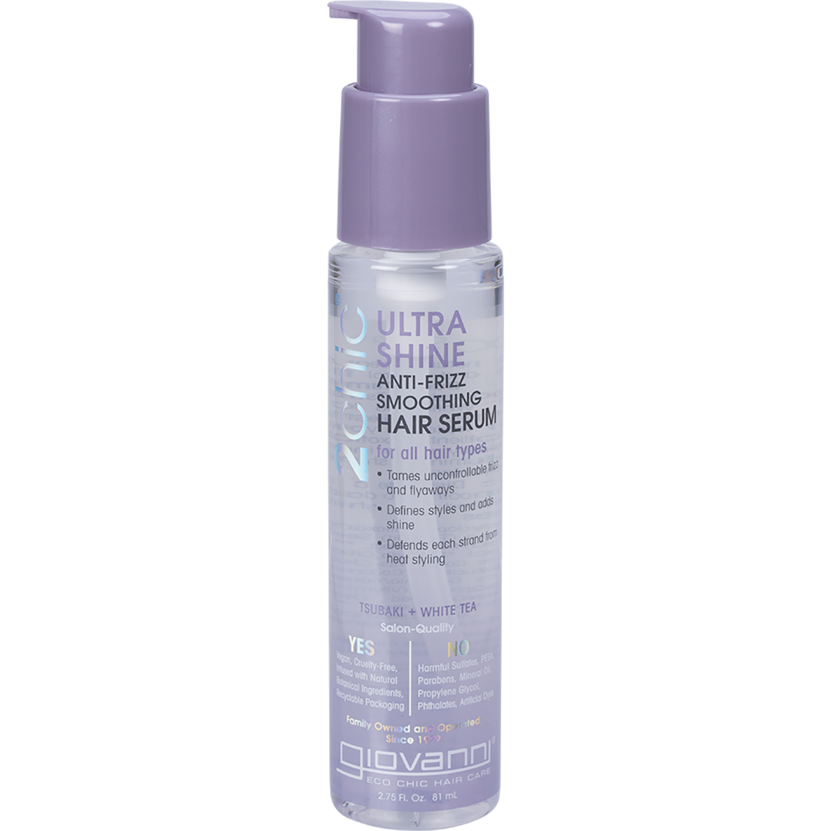 Anti-Frizz Smoothing Hair Serum Ultra Shine All Hair