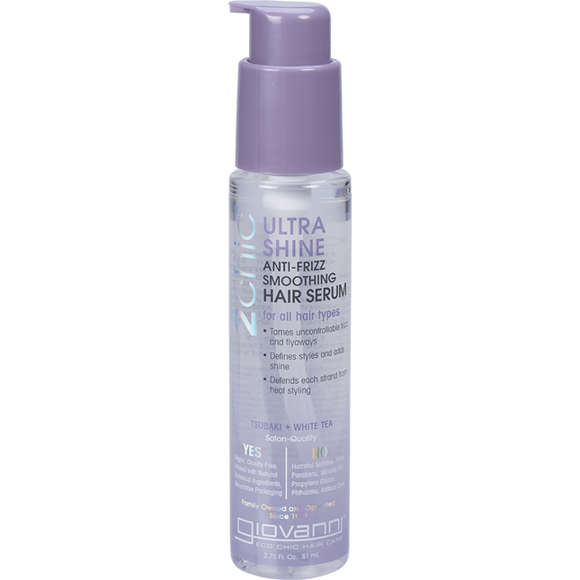 Anti-Frizz Smoothing Hair Serum Ultra Shine All Hair