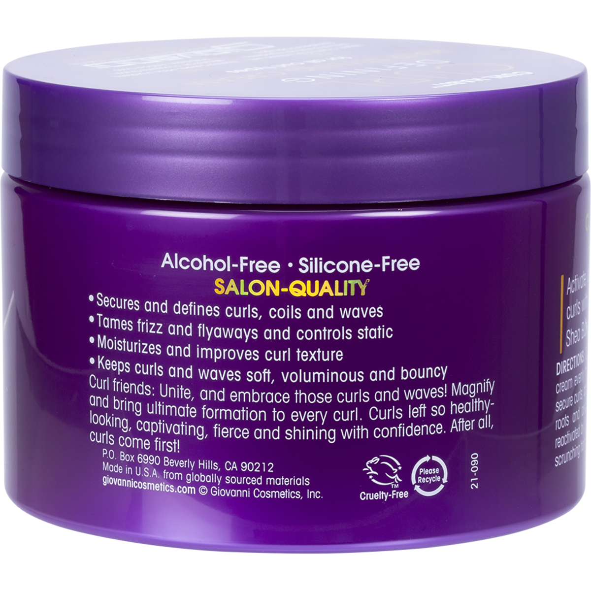 Hair Styling Cream Curl Habit Curl Defining