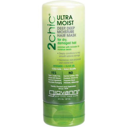 Hair Mask 2chic Ultra Moist Dry, Damaged Hair