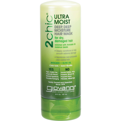 Hair Mask 2chic Ultra Moist Dry, Damaged Hair