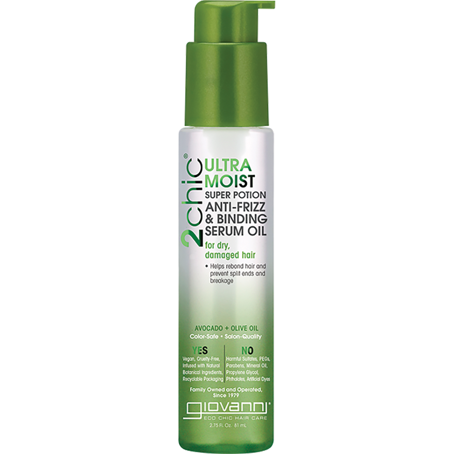 Anti-Frizz Serum 2chic Ultra Moist Dry, Damaged Hair