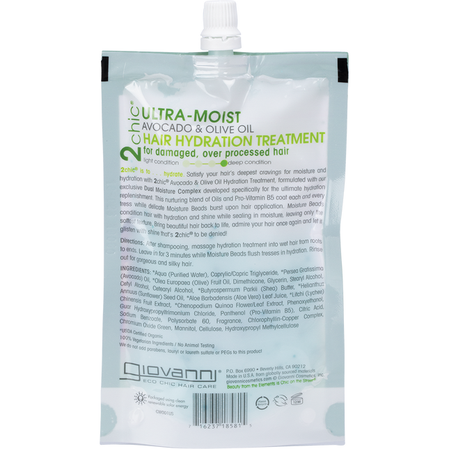 Hair Hydration Treatment Ultra Moist Dry, Damaged Hair