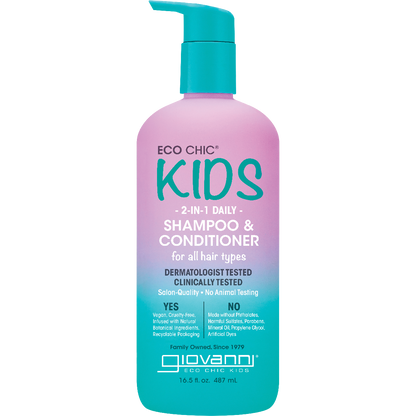Eco Chic Kids 2-in-1 Daily Shampoo & Conditioner