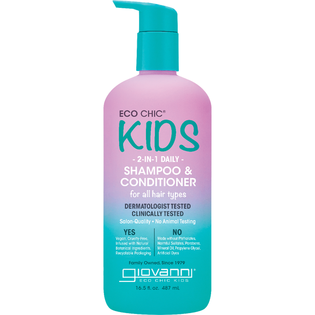 Eco Chic Kids 2-in-1 Daily Shampoo & Conditioner