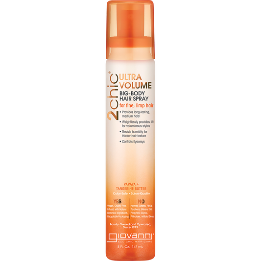 Big Body Hair Spray 2chic Ultra Volume Fine, Limp Hair