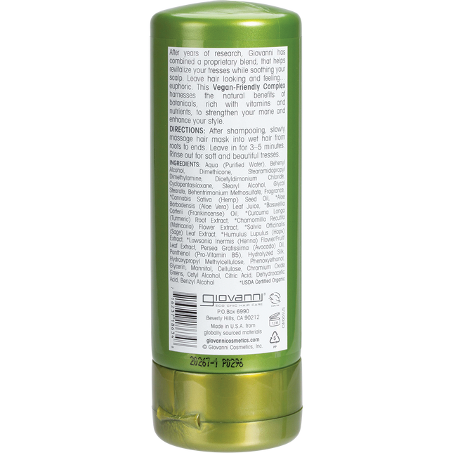 Deep Conditioning Hair Mask Hemp Hydrating