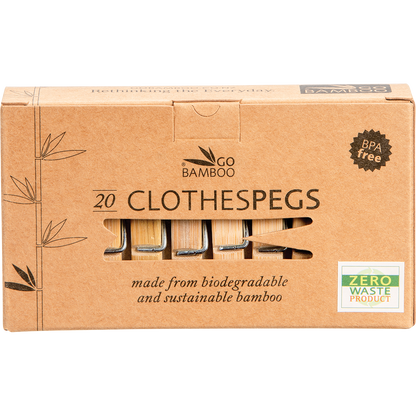 Clothes Pegs Biodegradable Bamboo