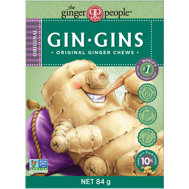 The Ginger People Gin Gins Ginger Candy Chewy Original