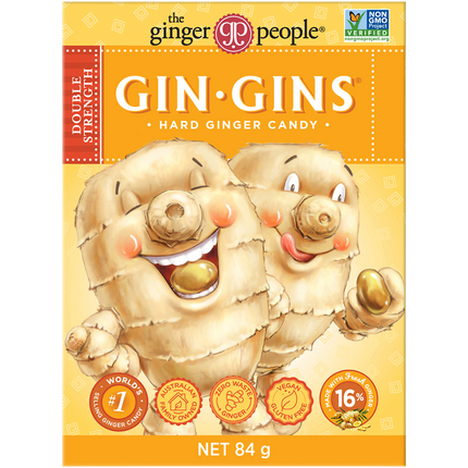 The Ginger People Gin Gins Ginger Candy Hard Double Strength