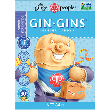 The Ginger People Gin Gins Ginger Candy Super Strength