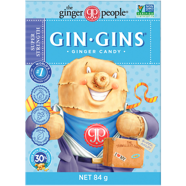 The Ginger People Gin Gins Ginger Candy Super Strength