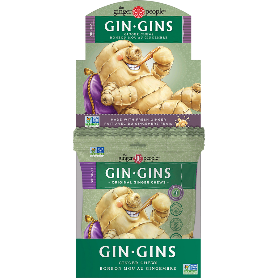 The Ginger People Gin Gins Ginger Candy Bag Chewy Original