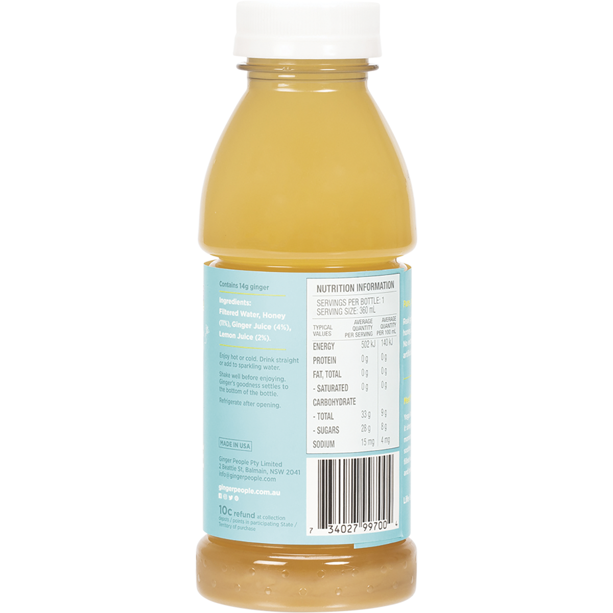 Gingerade Honey & Lemon