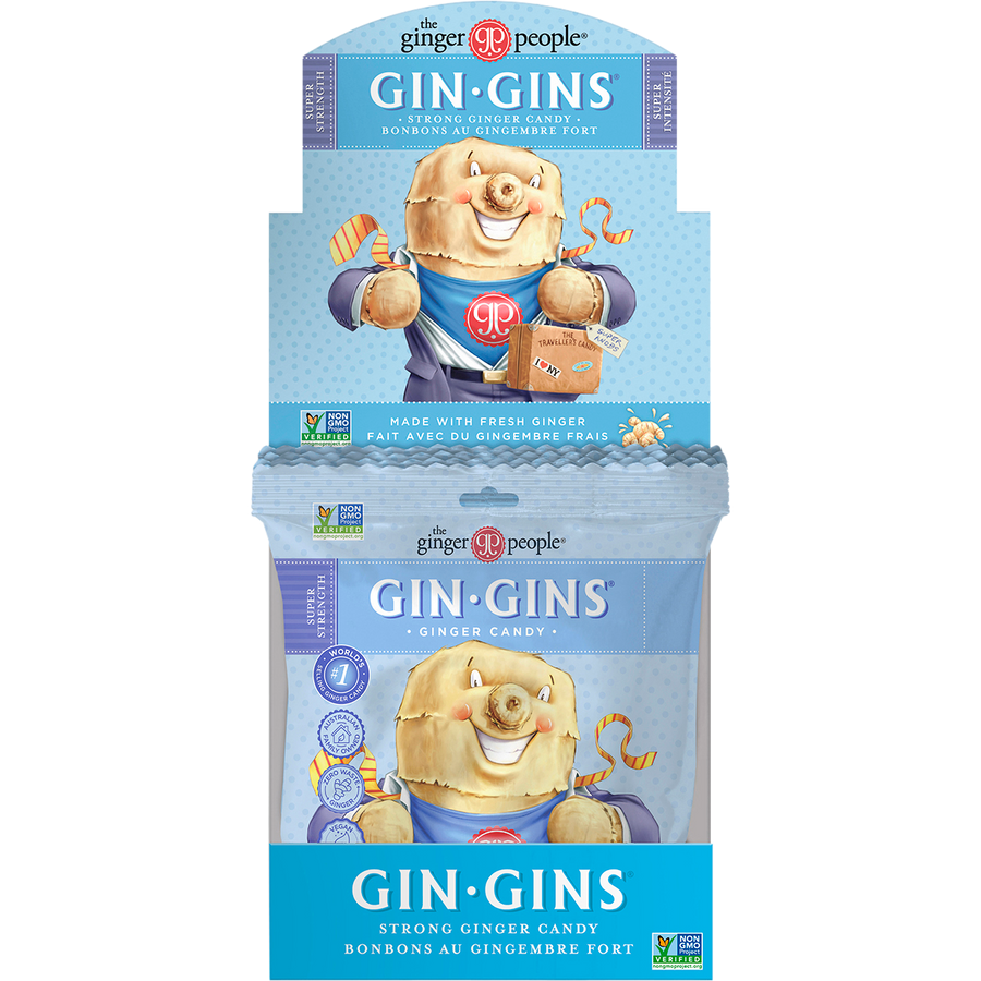 The Ginger People Gin Gins Ginger Candy Bag Super Strength