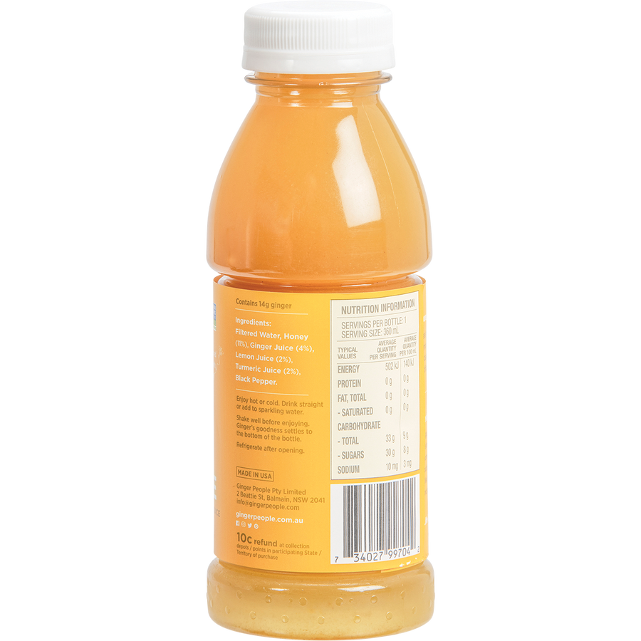 Turmeric Gingerade with Real Ginger & Turmeric Juice