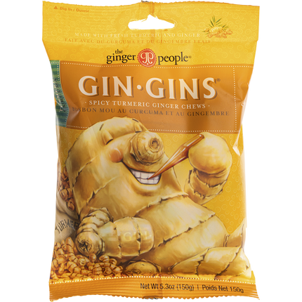 The Ginger People Gin Gins Ginger Candy Chewy Spicy Turmeric