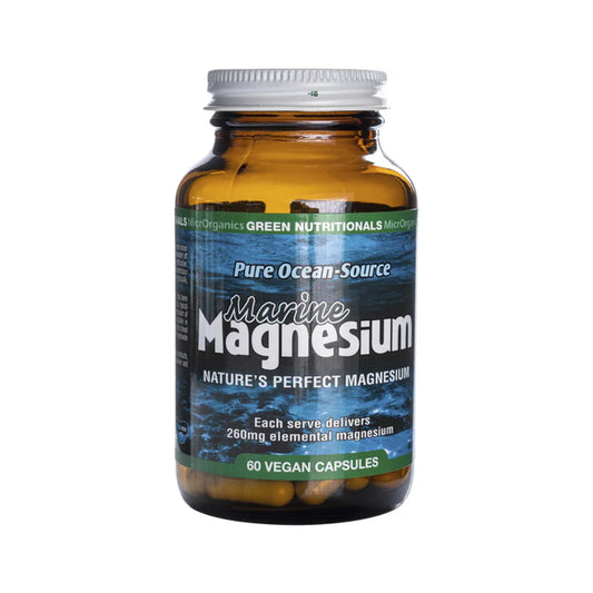 GREEN NUTRITIONALS Marine Magnesium Vegan Capsules 260mg 60 Caps