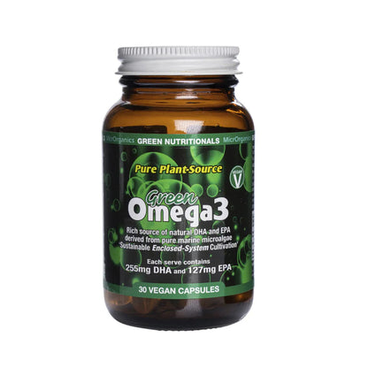 GREEN NUTRITIONALS Green Omega3 Vegan Capsules 255mg + 127mg 30 Caps