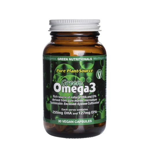 GREEN NUTRITIONALS Green Omega3 Vegan Capsules 255mg + 127mg 30 Caps