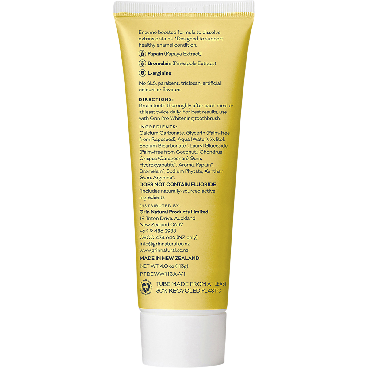 Pro Toothpaste Enzyme Whitening Nano-Hydroxyapatite