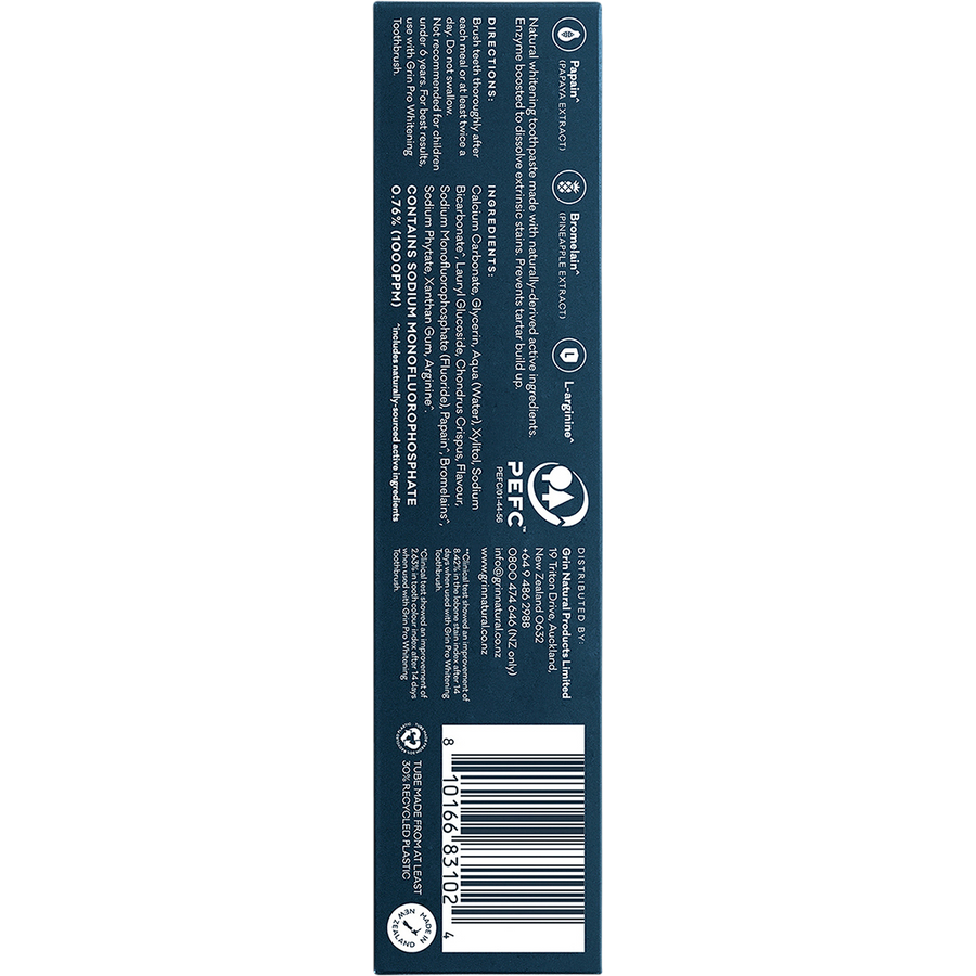 Pro Toothpaste Enzyme Whitening with Fluoride