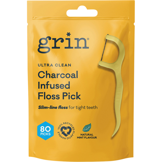 Ultra Clean Floss Picks Charcoal Infused