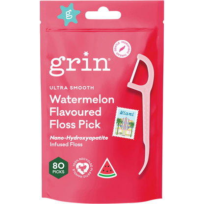 Ultra Smooth Floss Picks Watermelon Flavoured