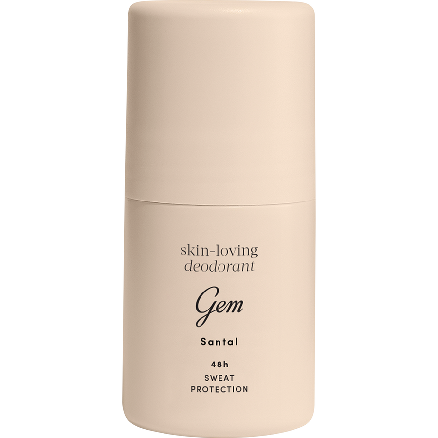 Gem roll on deodorant in Santal scent