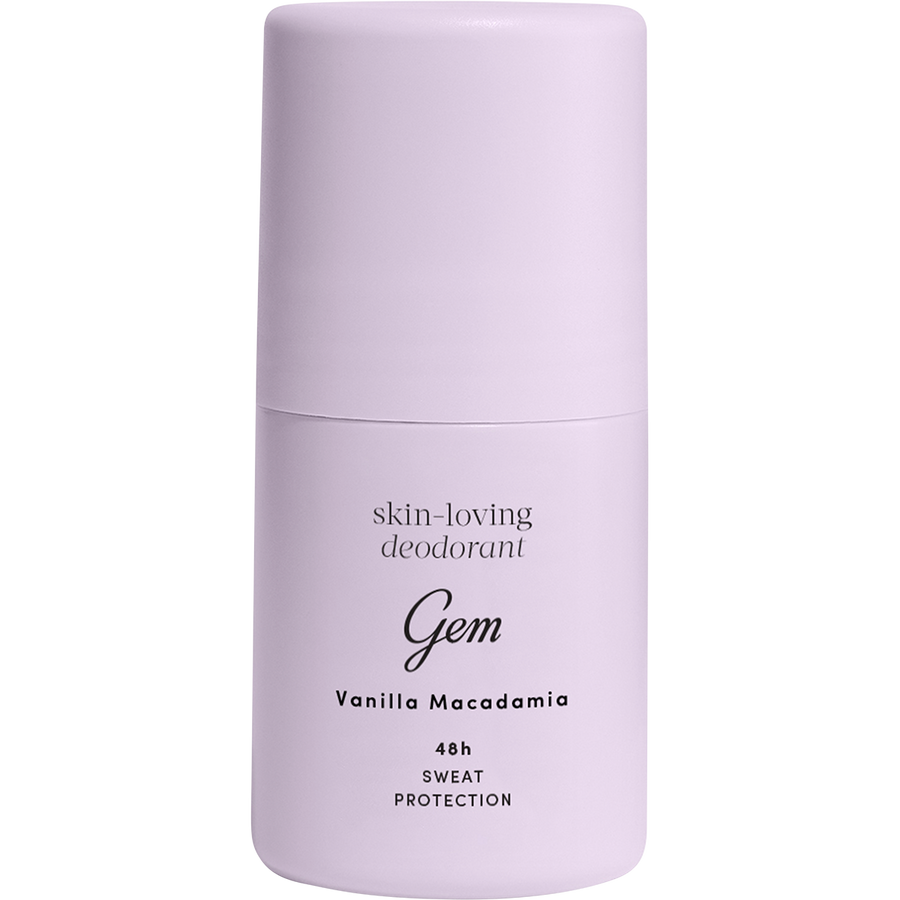 Gem roll on deodorant in Vanilla Macadamia scent