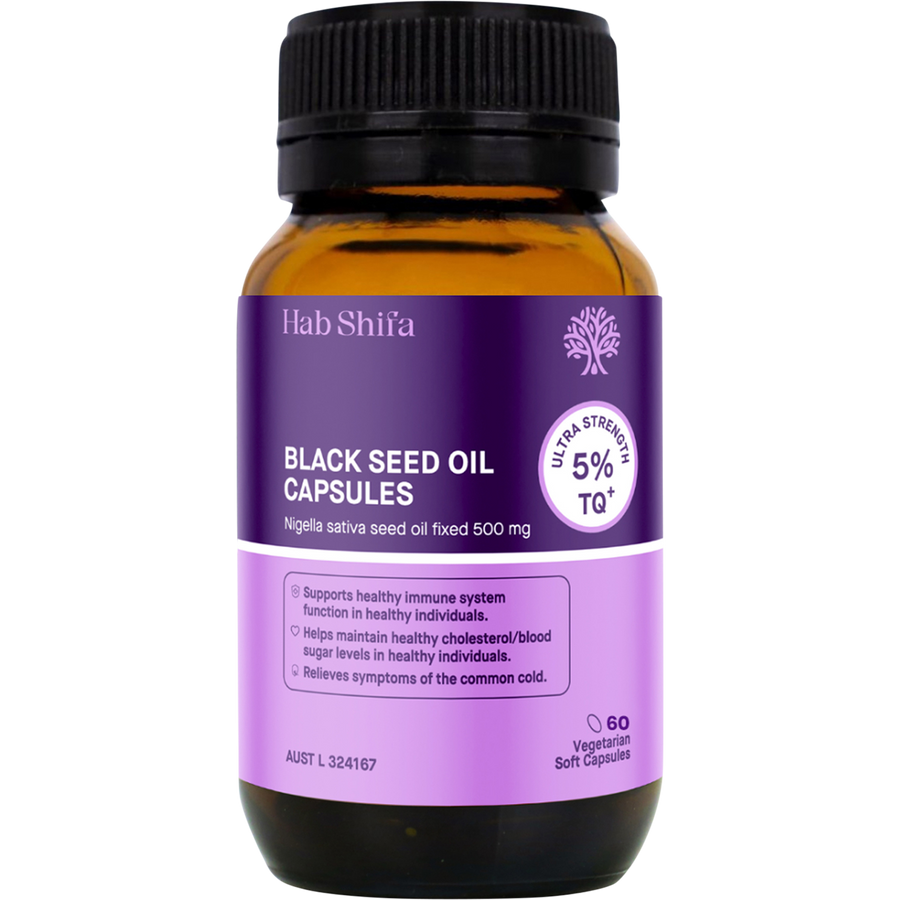 TQ+ Ultra Strength Black Seed Oil Vegecapsules