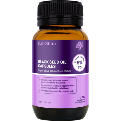 TQ+ Ultra Strength Black Seed Oil Vegecapsules
