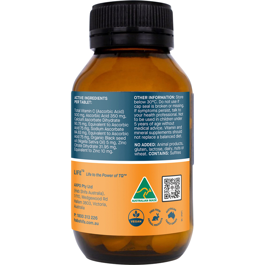 ImmuneQ Organic Black Seed Tablets