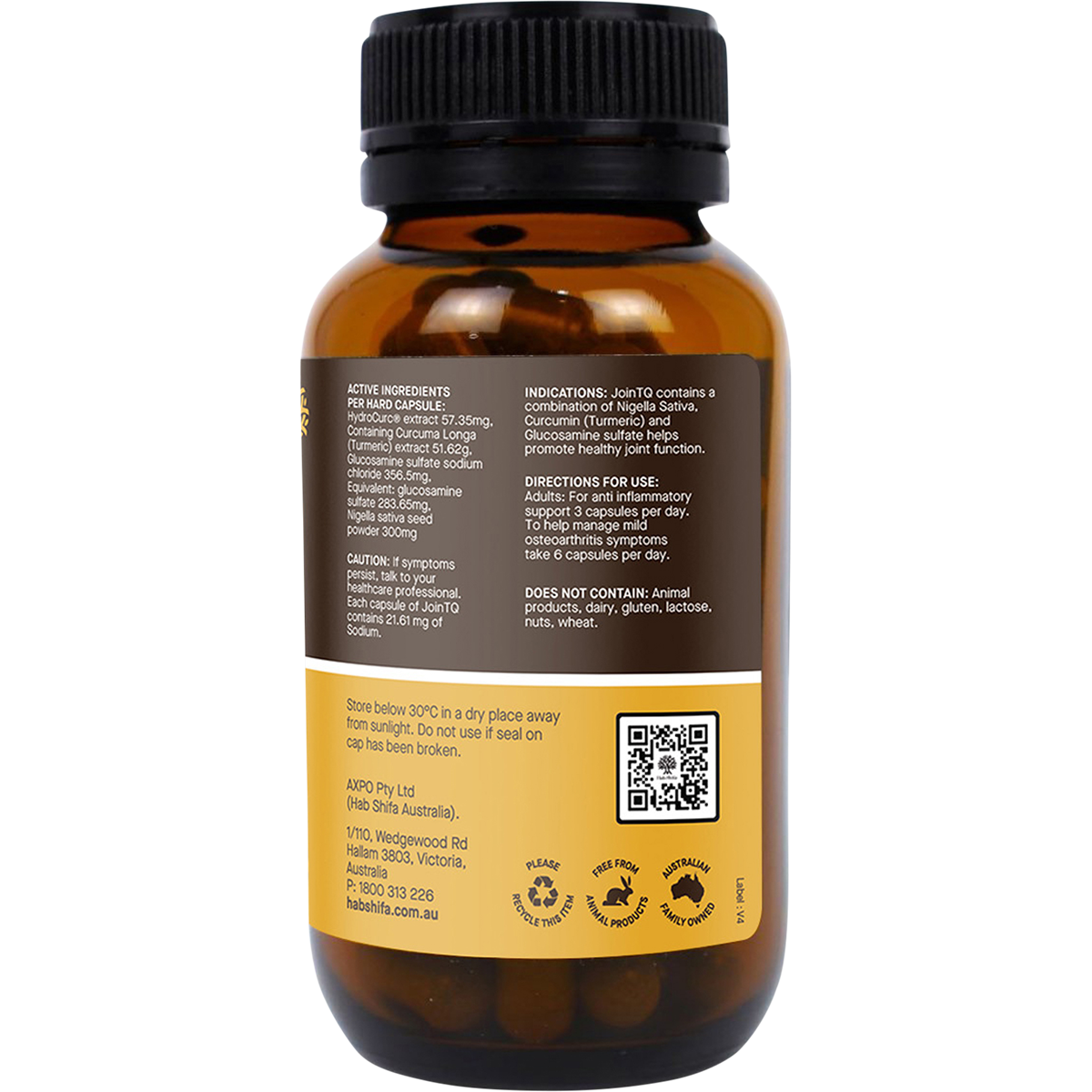 JoinTQ+ Organic Black Seed Oil Vegecaps