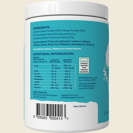 Happy Bum Happy Hydrate Mango 162g