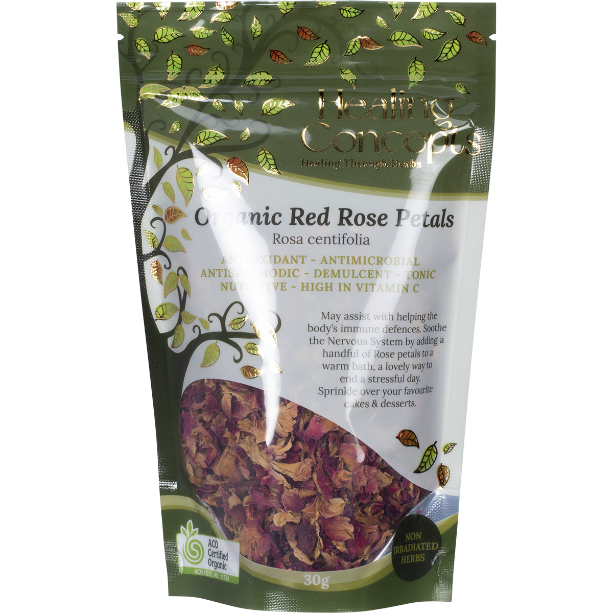 Organic Red Rose Petals
