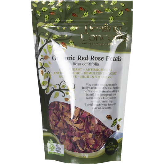 Organic Red Rose Petals