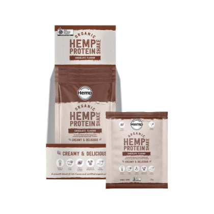 HEMP FOODS AUSTRALIA Organic Hemp Protein Shake Chocolate 7x35g