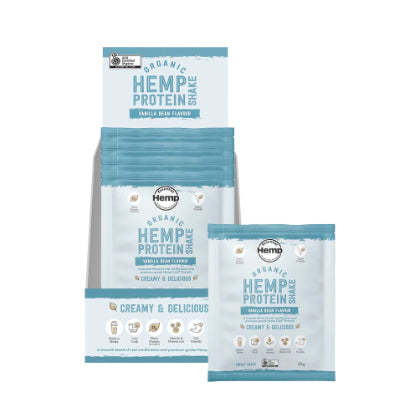 HEMP FOODS AUSTRALIA Organic Hemp Protein Shake Vanilla 7x35g