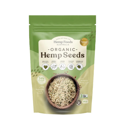 HEMP FOODS AUSTRALIA Organic Hemp Seeds Hulled 114g