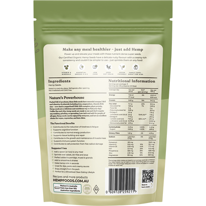 Organic Hemp Seeds Hulled